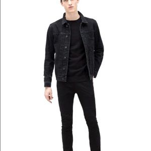 ZARA Black Denim Jacket